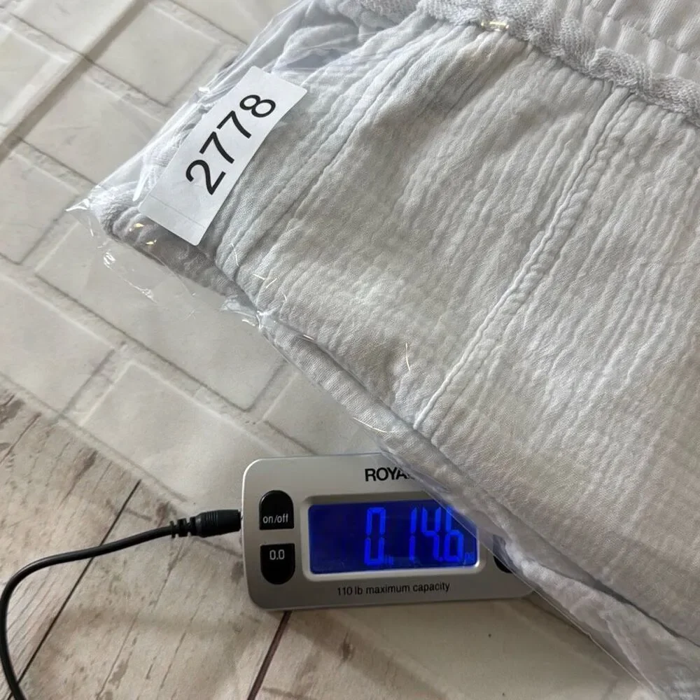 Magellan Outdoors Lounge Set Womens Large Relaxed Fit Shirt Shorts 2 Pc White - Picture 13 of 13